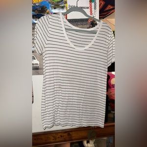 White stripped shirt